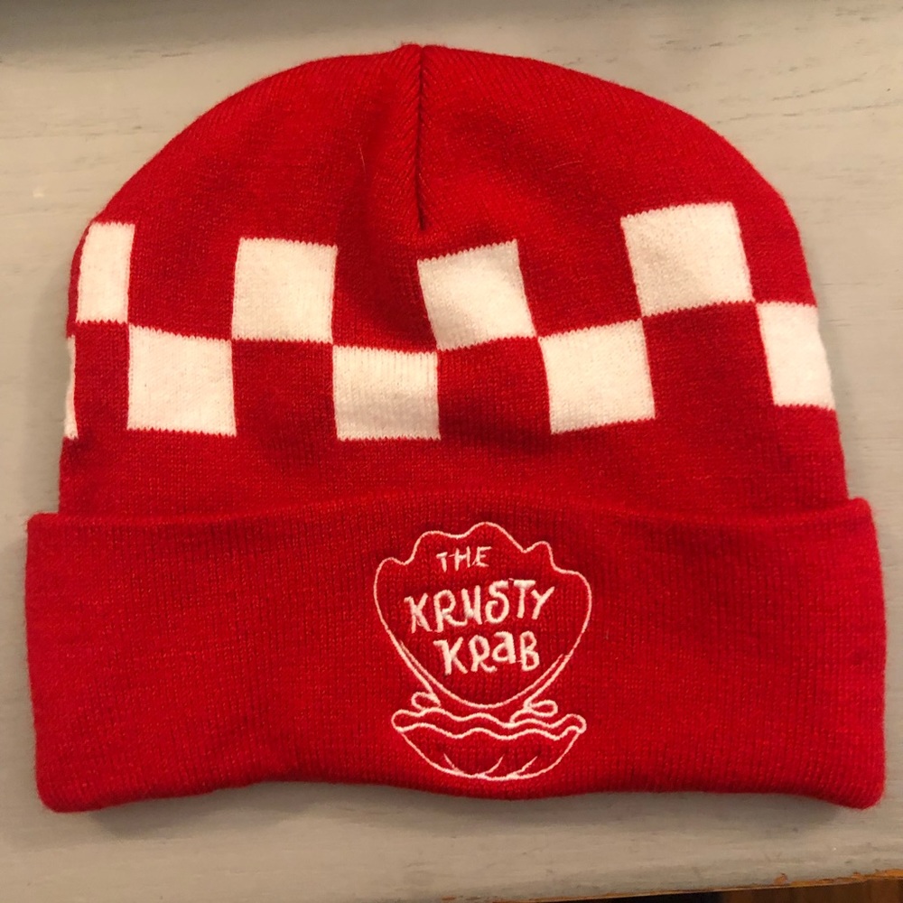 Krusty Krab Checkered Hat Spongebob Squarepants